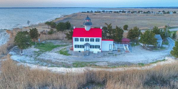 East Point Lighthouse Southern New Jersey; East Point Lighthouse Heislerville NJ